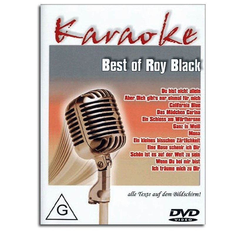 Karaoke Dvd Die Grossten Hits Von Roy Black Deutscher Schlager Neuware Ebay